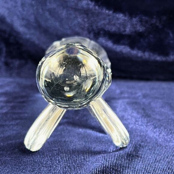 Vintage Glass Praying Angel Figurine Clear Blown Glass Religious Home Decor - Picture 6 of 6